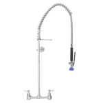 Fisher 64793 Backsplash Mounted Pre-rinse Faucet With Wall Bracket And 8" Center. Fixed Price $435.71.