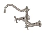 Kingston Brass Essex KS3248BEX Double-handle 2-HOLE Wall Mount Bathroom Faucet. Fixed Price $300.00.