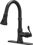 Kitchen Faucet, Oil Rubbed Bronze Finish, 360 Degree. Fixed Price $122.05.