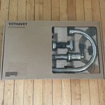 New Ikea Vithavet Chrome Kitchen Faucet/separate Handspray 003.419.28. Fixed Price $185.99.