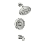 Moen 82970SRN Halle 1-SPRAY Tub And Shower Faucet Spot Resist Brushed Nickel. Fixed Price $84.99.