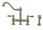 Whitehaus WHKBTLV3-9201-NT Vintage Iii Plus Bridge Faucet W/ Lever Handles. Fixed Price $784.00.