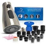 Kitchen Faucet Head Replacement Pull-down Sprayer For Moen, Delta 3-MODE S.... Fixed Price $28.07.