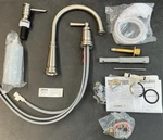 New Moen Edison 87042SRS One-handle High Arc Kitchen Faucet W/soap Dispenser B31. Fixed Price $67.98.