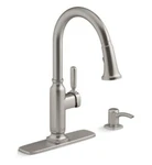 New! Kohler Ealing R28703-SD-VS Pull-down Kitchen Faucet Silver. Fixed Price $100.00.