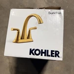 Kohler Sundae 4 In. Centerset Bathroom Faucet Vibrant Brushed Moderne Brass. Fixed Price $79.99.