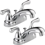 Delta Foundations Centerset Bathroom Faucet Chrome-certified Refurbished. Fixed Price $61.82.
