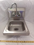 Regency Wall Mount Nsf Hand Wash Sink Commercial Stainless Steel Model 600HS12.. Fixed Price $125.00.
