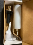 Delta RP103432CZPR Renaldi Deck-mount Soap Dispenser, Lumicoat Champagne Bronze. Fixed Price $71.99.