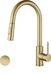 Havin Gold Kitchen Faucet With Pull Down Sprayer, High Arc Stainless Steel Ma.... Fixed Price $70.00.