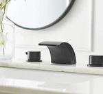 Bwe 8 In. Waterfall Widespread 2-HANDLE Bathroom Faucet. Fixed Price $69.99.