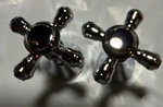 Delta H295 Cross Bath Faucet / Bidet Handles - Chrome New. Fixed Price $39.99.