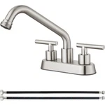 Aolemi Utility Laundry Sink Faucet, 4" Centerset, Swivel Spout. Fixed Price $52.28.