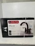 Delta Celice 25705LF-RB Bronze Centerset High Arc Bathroom Sink Faucet New. Fixed Price $89.97.