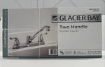 Glacier Bay 1002 974 577 Constructor 2-HANDLE Standard Kitchen Faucet Chrome. Fixed Price $32.99.