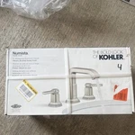 Kohler Numista 8 In Widespread Brushed Nickel Bathroom Faucet Lever Handles. Fixed Price $76.02.