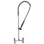 T&s Brass TB0123 Ts Pre-rinse Unit With Spring Action Gooseneck, Chrome. Fixed Price $711.46.