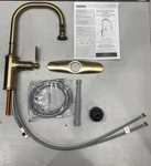 Moen Smyth 1-HANDLE Pull-down Kitchen Faucet Bronzed Gold 7770BZG. Fixed Price $469.99.