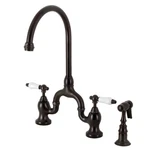 Kingston Brass KS779.PLBS English Country 1.8 Gpm Bridge Kitchen - Bronze. Fixed Price $708.47.