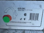 Delta Linden Chrome Pull-out Kitchen Faucet 4153-DST. Fixed Price $200.00.