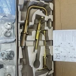 Kohler Purist K-14406-4-2MB Widespread Bathroom Sink Faucet Brush Moderne Brass. Fixed Price $450.00.