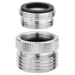 Nqeuepn Faucet Adapter Kit, 3/4 Inch Garden Hose To 1/2 Sink M, Silver. Fixed Price $10.28.