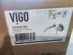Vigo Olus Single-handle Hole Bathroom Faucet Brushed Nickel VG05001BN. Fixed Price $79.94.