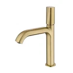 Mondawe Modern Single Handle Hole Bathroom Faucet Brushed Gold. Fixed Price $59.99.