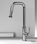 Hart Angular Single Handle Pull-down Spout Kitchen Faucet Stainless Stee Vigo. Fixed Price $145.00.