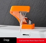 Basin Faucet Modern Bathroom Mixer Tap Orange Wash Single Handle. Fixed Price $234.51.