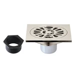 Kingston Brass BSF4267 Watercourse 3-15/16" Square Shower Drain Nickel. Fixed Price $51.97.
