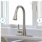Allen + Roth Pull-down Kitchen Faucet Stainless Steel 1.8 Gpm Single 1-HANDLESET. Fixed Price $49.99.