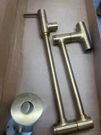 Moen S665BG Wall Mount Pot Filler In Brushed Gold Read. Fixed Price $249.99.