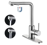 Crea Kitchen Faucets,brushed Nickel With Pull Down Sprayer. Fixed Price $42.98.