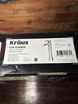 Kraus Esta Bathroom Faucet Single Lever Stainless Steel Pop Up Drain KVF-1210SFS. Fixed Price $89.99.
