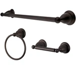 Kingston Brass BAK175248 Heritage 3 Piece Bathroom Package - Bronze. Fixed Price $168.90.