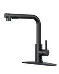 Forious Black Kitchen Faucet With Pull Down Sprayer, Stainless Steel Single H.... Fixed Price $71.72.
