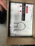 New Delta 21996LF Windemere High Arc Kitchen Faucet W/ Side Spray /chrome Finish. Fixed Price $76.00.