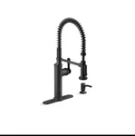 Kohler Sous Single-handle Semi-professional Kitchen Faucet Matte Black K-REC1065. Fixed Price $255.75.
