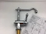 Dxv D35402000.100 Victorian Kitchen Faucet, Polished Chrome, 7/8 Inch Swivel. Fixed Price $201.50.