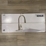 Kohler Leto Vibrant Stainless Pull-down Kitchen Faucet. Fixed Price $124.00.