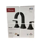 Pfister Bruxie 8 In. Widespread Double Handle Bathroom Faucet Matte Black. Fixed Price $59.57.