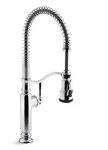 Kohler Tournant K-77515-CP Prerinse Pullout Pro Spray Kitchen Faucet Chrome New. Fixed Price $498.00.