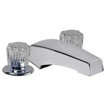Ultra Mobile Home Garden Tub Faucet, Chrome Finish With Clear Handles. Fixed Price $49.99.