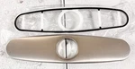 Moen Spot Resistant Stainless Kitchen Faucet Escutcheon Plate + Gasket 10.5". Fixed Price $15.37.