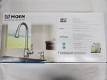 Moen Fieldstone Single Handle Kitchen Faucet - 87808SRS. Fixed Price $139.98.