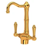 Rohl A1680LMIB-2 Acqui 1.5 Gpm Single Hole Kitchen Sink Bar Faucet Italian Brass. Fixed Price $1285.00.