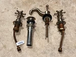 Kohler K-108-3-BV Antique Widespread Faucet Set. Fixed Price $500.00.