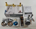 Glacier Bay Aragon Two Handle Tub & Shower Faucet Set Chrome HD833X-0001 New. Fixed Price $33.95.