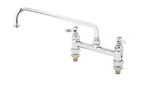 Double Pantry Faucet With 12" Swing Nozzle & 8" Centers, Deck Mount. Fixed Price $391.99.